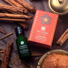 CINNAMON ESSENTIAL OIL Organic 100% Natural Ayurveda Spa Ceylon 20ml NEW