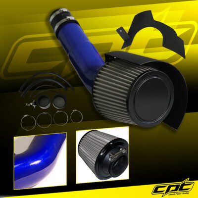 For 14-20 Acura TLX V6 3.5L Blue Cold Air Intake Stainless Steel Air Filter