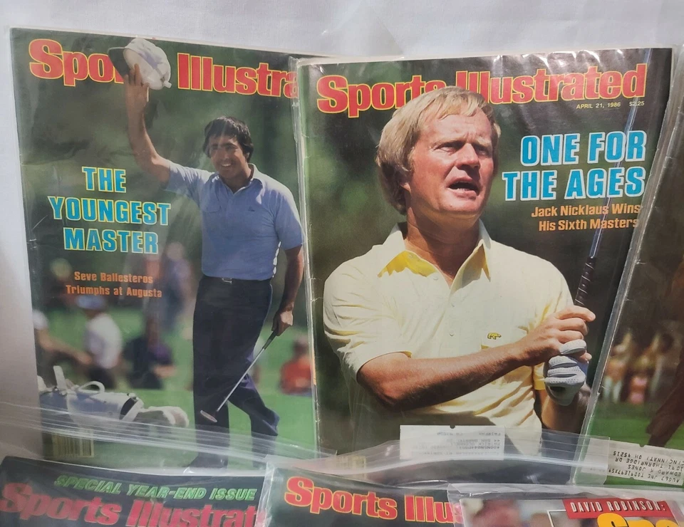 (11) Revistas de golf vintage con ilustraciones deportivas Nicklaus/Maderas/Weir + Foto 2 de 4