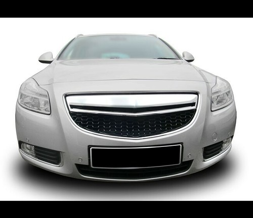 For Vauxhall Insignia OPC Chrome Debadged Badgeless Front Sport Mesh Grill 08-