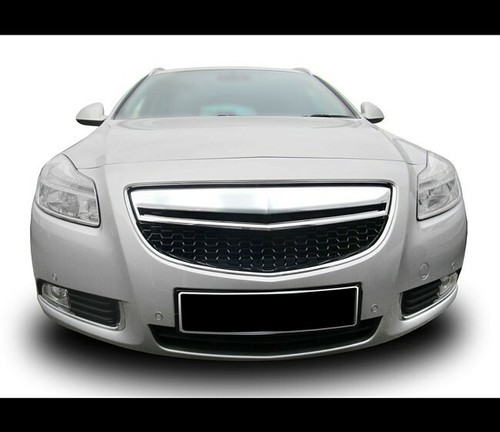 Do Vauxhall Insignia OPC Chrom Debadged Badgeless Front Sport Mesh Grill 08- - Zdjęcie 1 z 2