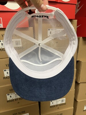 Supreme Terry Mesh Back 5 Panel Blue Hat Cap Brand New | eBay