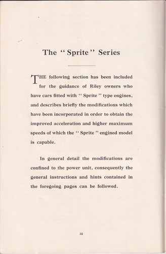 RILEY 12 H.P. MODEL INSTRUCTION BOOK, DATED 8/51. - Picture 12 of 12
