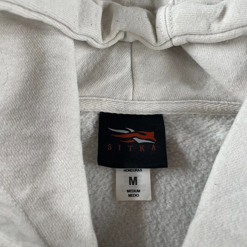 Sitka Hoodie Men's Size Medium Icon Pullover Heavyweight White Marsh *Flaws - Picture 10 of 16
