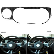 For Ford Mustang 2009-13 Carbon Fiber Dashboard Instrument Cluster Panel Cover