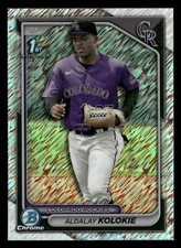 2024 Bowman Chrome ALDALAY KOLOKIE SHIMMER REFRACTOR #BCP-173
