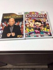 WII GAMES DEAL OR NO DEAL & CARNIVAL GAMES