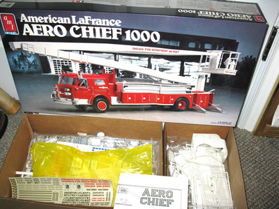 NEW  AMT AMERICAN LAFRANCE AERO CHIEF 1000 LADDER FIRETRUCK KIT #6634