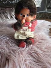 Original Vintage Sekiguchi Monchhichi M&auml;dchen &bdquo;007&ldquo; &ndash; 70er Jahre (Blaue Augen)