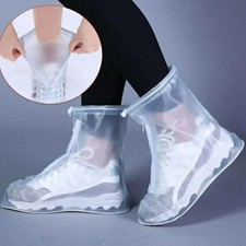 NEW Reusable Silicone Waterproof Shoe Covers Non-Slip Rain Boot for Men Women