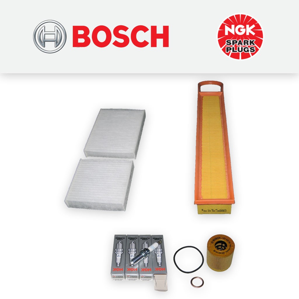 SERVICE KIT for PEUGEOT 2008 1.6 VTI OIL AIR CABIN FILTERS PLUGS (2013-2019)