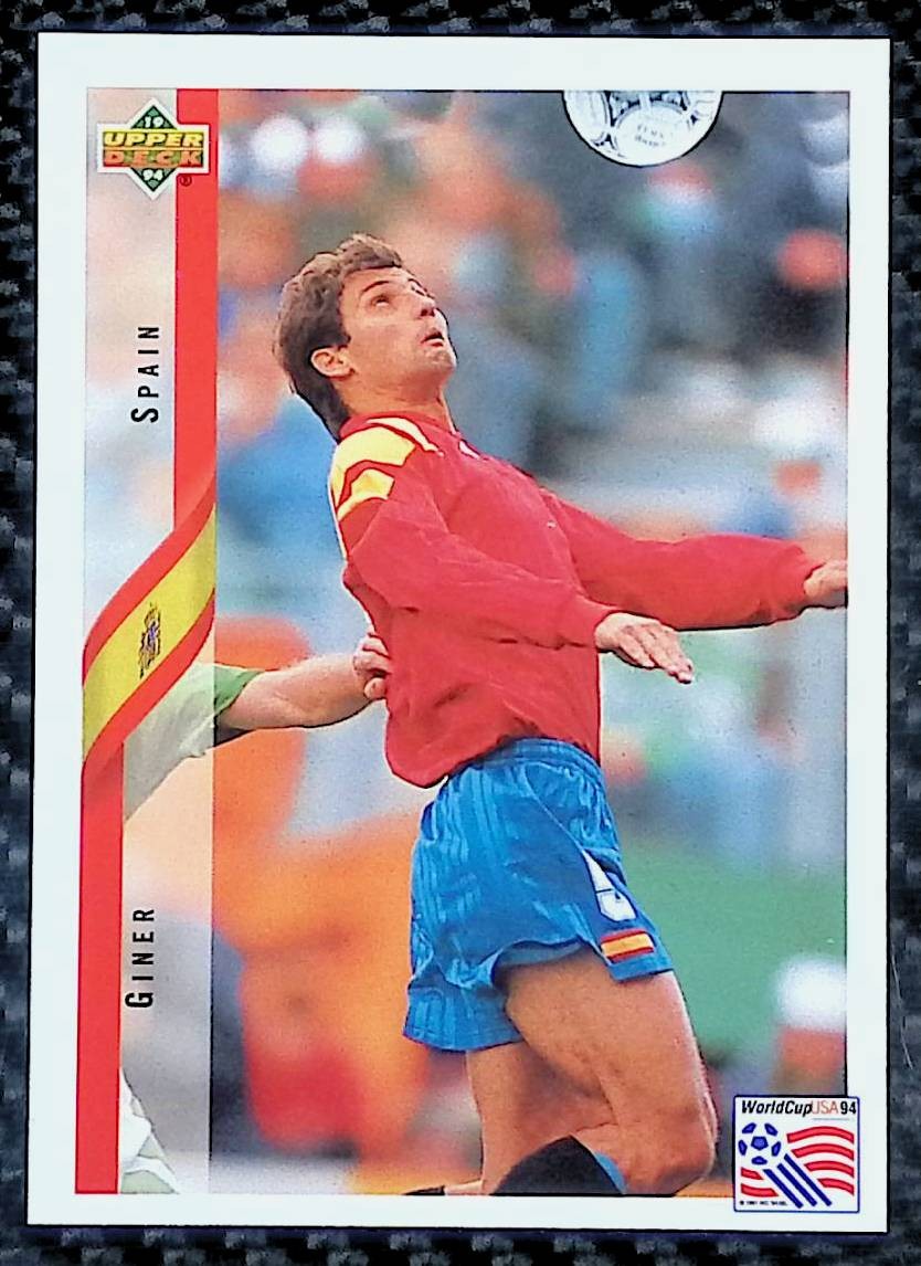1994 Upper Deck World Cup Contenders English/Spanish #194 - Giner - Spain