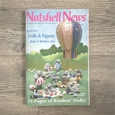 Nutshell News Illustrated March 1994 Dolls Figures Bears Bunnies