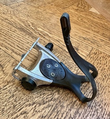 Seltene Vintage Rennrad Pedale Miche mit Original Käfigen 80er Jahre für Heroica