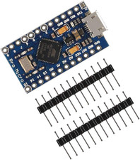 Pro Micro Atmega32U4 5V/16Mhz Module Board with 2 Row Pin Header Compatible with