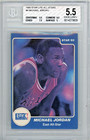 MICHAEL JORDAN BGS 5.5 1985-86 STAR LITE ALL-STARS #4 ROOKIE RC ALL-STAR BULLS