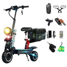 Gleeride Electric Scooter With Seat Dual Motor 6000W 60V Adult E Scooters 55Mph