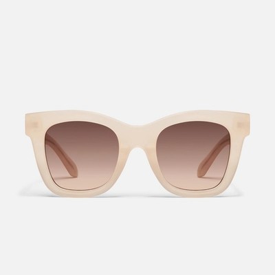 QUAY AFTER HOURS NO-NS-2556 BONE FRAME/BROWN FAWN LENSES SUNGLASSES