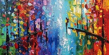 Modern Scenery Home Decor Abstract Wall Art Hand Painted Oil Painting On Canvas