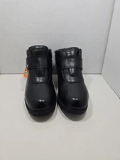 New Propet Tyler Round Toe Pull On Mens Black Casual Boots MBA003LBLKE-13