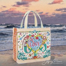 Brighton MERMAID  SIREN’S SONG Canvas Tote MSRP $150 In Original Packaging