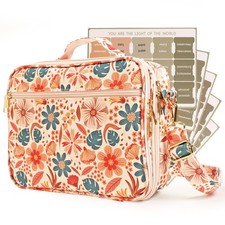 Premium Large Bible Cover Case for Women  Girls  Floral Bible Bag Perfect Gift