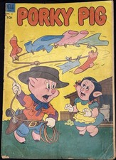 Vintage Porky Pig #27 published by Dell Comics (March–April 1953)
