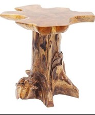 Kare Design Tree Big Nature Teak Solid Wood Side Table RRP £145