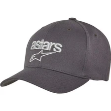 Alpinestars Heritage Blaze FlexFit Hat | Charcoal/Grey | Sz L/XL