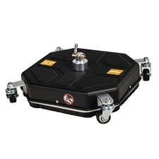 16" Pressure Washer Surface Cleaner 3600 PSI w/ 4 Wheels & 2 Extension Wands