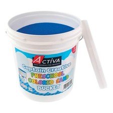 Activa 12 lb Bucket Colored Sand - Dark Blue