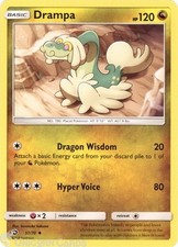 Drampa 51/70 : Uncommon Mint/Near Mint Pokemon Card : SM7.5: Dragon Majesty