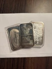 Lot Of 3- 1 Troy Oz Silver Bars