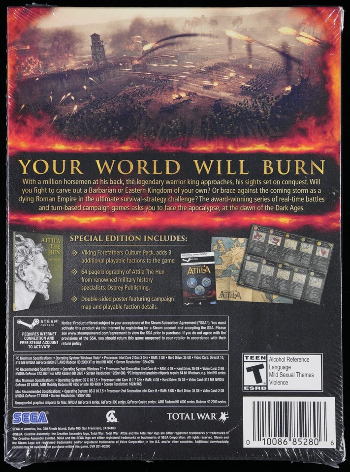 Total War: Attila - Special Edition, WATA 8.5 A+ - Image 4 of 4