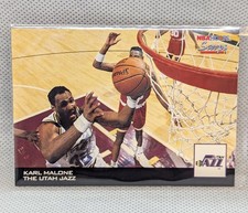 Karl Malone Card - Scoops - NBAHoops 1993/94 - #HS26 - Fresh From Pack