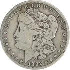 1892-S Morgan Silver Dollar VG Uncertified #938