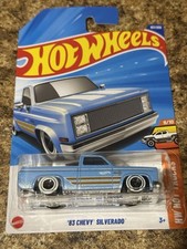 2025 Hot Wheels '83 Chevy Silverado Light Blue 157/250 HW Hot Trucks 9/10