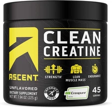 Ascent Protein BUBS Natural Clean Creatine | 45 Servings, Unflavored
