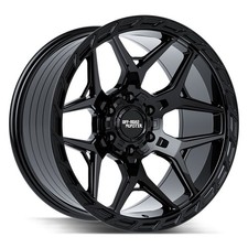 Off-road Monster Mf40 Wheels 20x10 -19 5x127 78.1 Black Rims Set Of 4 Off-road Monster Mf40 Wheels 20x10 -19 5x127 78.1 Black Rims Set Of 4