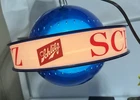 Vintage 1961 Schlitz Beer Hanging  Lighted Globe Satellite