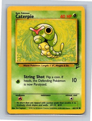 Caterpie 068/130 Base Set 2 Common MP
