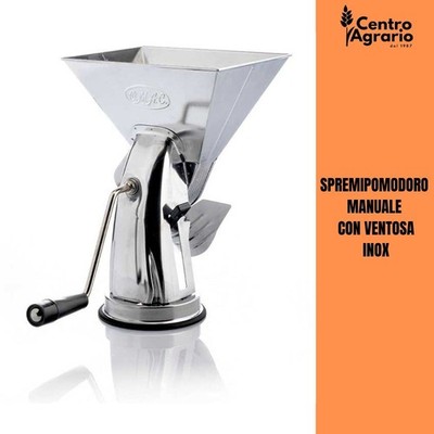 SPREMIPOMODORO PASSAPOMODORO MANUALE IN ACCIAIO INOX GULLIVER