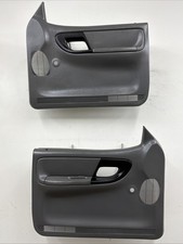 1995-2001 Ford Ranger Set Of Front Interior Power Door Panels Oem Gray