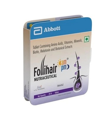 Abbott Follihair AMPM 20 Tabletten reduzieren Haarausfall und stimuliert das ...
