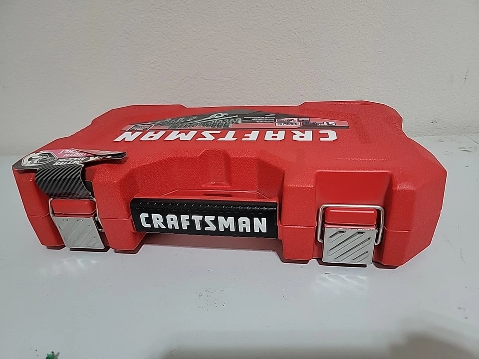 Craftsman CMMT82334 3/8" Mechanics Tool Set Gunmetal Chrome (51-Pc.) SAE METRIC - Image 3 of 4