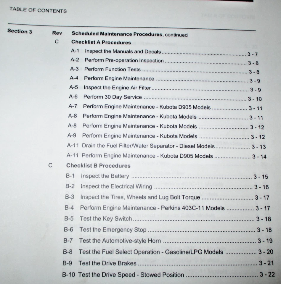 Genie GS-2668RT и GS-3268RT ножничный подъемник запчасти каталог и руководство по обслуживанию - Изображение 3 из 4