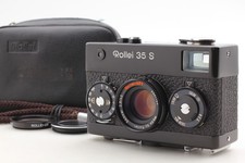 MINT w/ Case Rollei 35 S Black 35mm Compact Film Camera Body From JAPAN