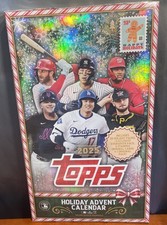 25’ MLB Collectable Topps Baseball Card Advent Calendar