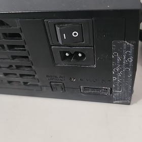 Sony PlayStation 2 Console  Black Fat Cords, Controller + 3 Games 