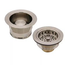 COMBO PACK 3-1/2 In. Post Style Kitchen Sink Strainer and Waste Disposal Drain F